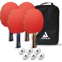 Joola Tischtennisschläger "TT-Set Family Advanced", (Set, mit Bällen-mit Schlägerhülle) von Joola