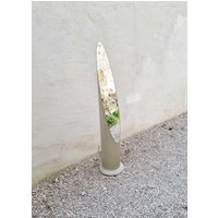 Mid Century Bodenspiegel/Modell Lipstick Design Von Roger Lecal Versilbert Spiegel Vintage French Frankreich 1970Er Jahre von Jooovanka