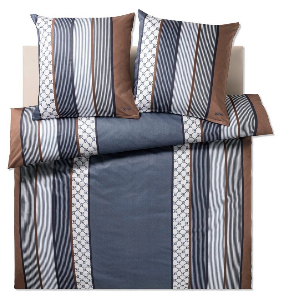 Bettwäsche JOOP! LIVING - CORNFLOWER STRIPES Garnitur, JOOP!, Textil, 3 teilig von JOOP!