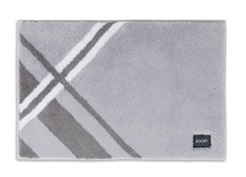 JOOP! Badteppich Checks Farbe Kiesel Größe 50x60cm von Joop!