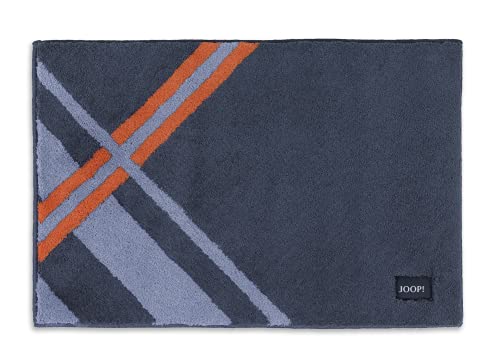 JOOP! Badteppich Checks Farbe Navy Größe 60x90cm von Joop!