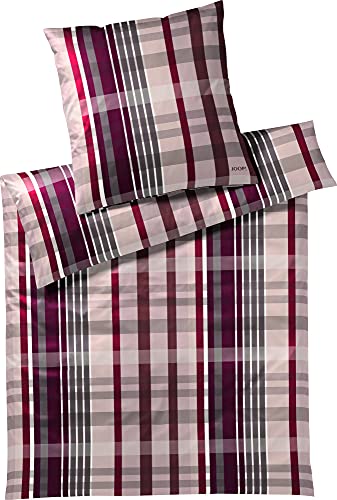 Joop! Bettwäsche Checks 4098 1 Rose - 135 x 200 von Joop!