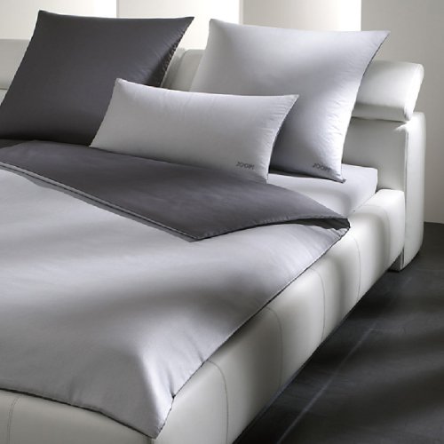 Joop! Bettwäsche Micro Pattern 4040 Silber - 09 80x80 cm - 155x220 cm von Joop!