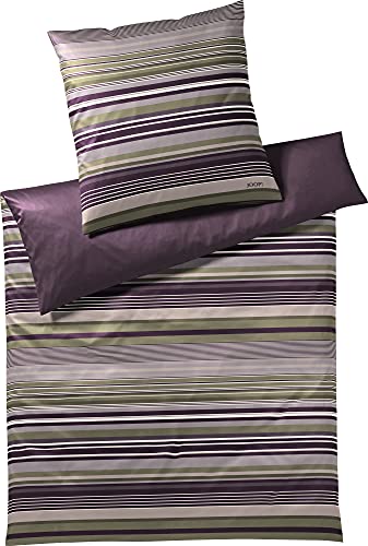 Joop! Bettwäsche Micro Lines Purple ivy 1 Bettbezug 155 x 220 cm + 1 Kissenbezug 80 x 80 cm von Joop!