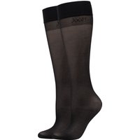 JOOP Kniestrümpfe "Kniestrümpfe 2er Pack" 2er Pack Druckfreier Bund für angenehmen Sitz, 20 DEN von Joop!