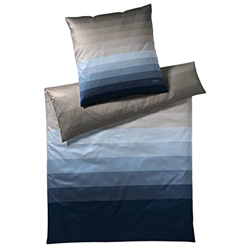 Joop! Bettwäsche Horizon 4100 | 2 midnight glow - 135 x 200, Grau-blau von Joop!