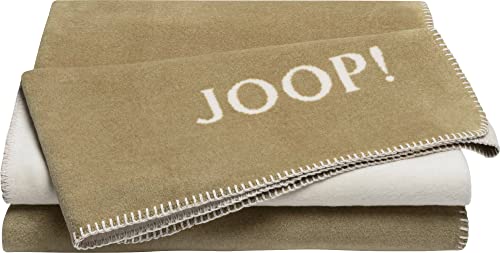 JOOP! Plaid UNI-Doubleface | Moos-Ecru - 150 x 200 von Joop!