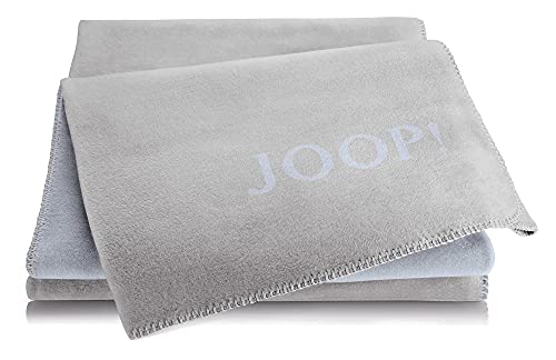 JOOP! Plaid Uni-Doubleface | Stein-Himmel - 150 x 200 von Joop!