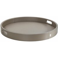 JOOP! Rundes Tablett groß DINING GLAMOUR, Kunstleder von Joop!
