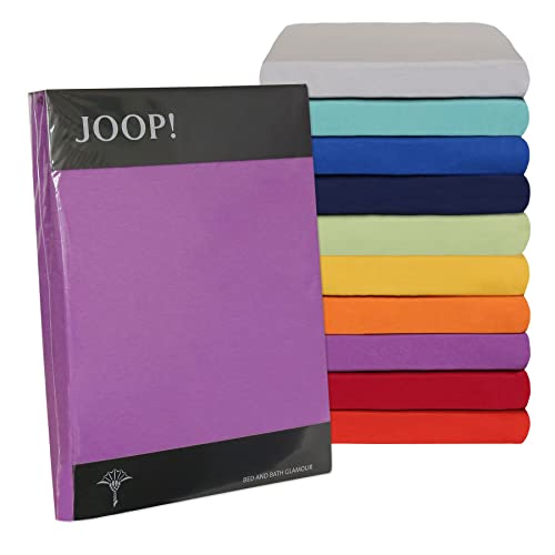 JOOP! Spannbetttuch Farbe: Platin 39, 140x200 - 160x200 cm Feinjersey in höchster Qualität von Joop!