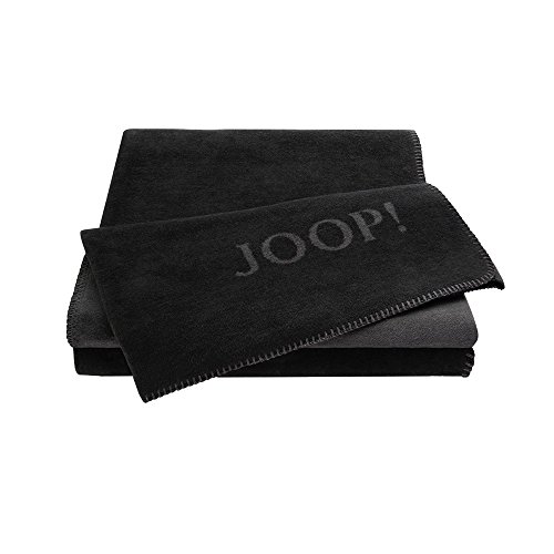 JOOP! Uni-Doubleface Wohndecke schwarz (150x200 cm) Art. 90737 von Joop!
