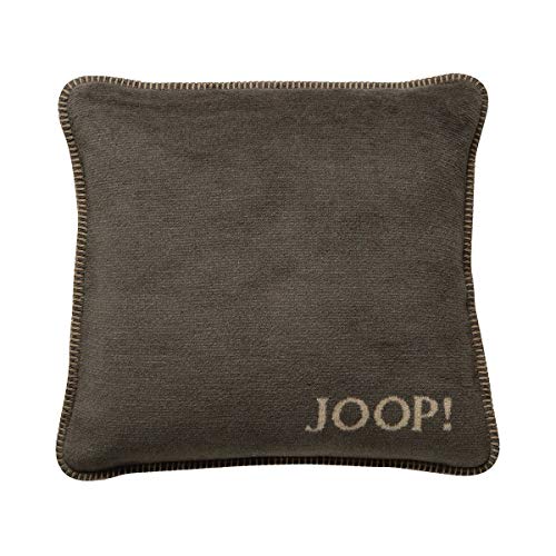 Joop!, Kissenhülle Uni Doubleface Kastanie-Cashew Baumwolle/Polyacryl, Maße: 50cm x 50cm, 754684 von Joop!