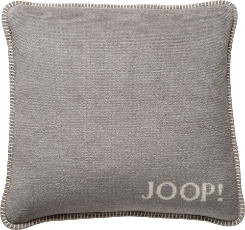 Joop, Kissenhülle Uni Doubleface Silber-Natur Baumwolle/Polyacryl, Maße: 50cm x 50cm, 754646 von Joop!