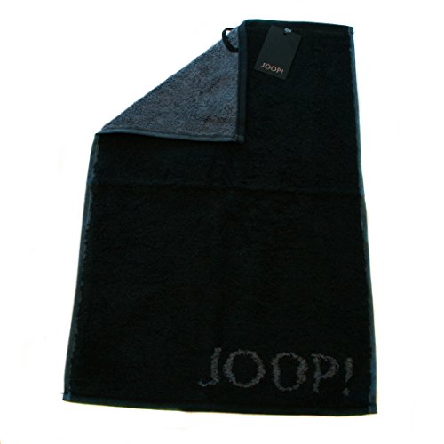 Joop! 1600 Classic Doubleface Gästetuch (30 x 50 cm, schwarz 90) 3er Set von Joop!