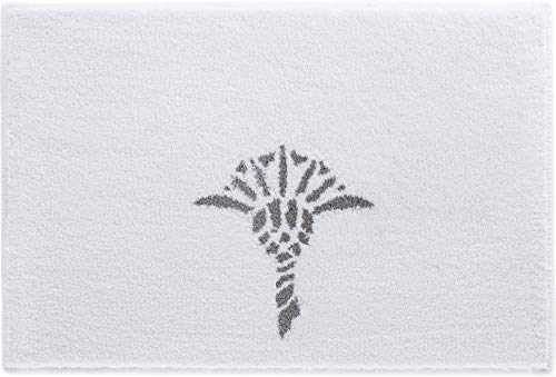 Joop! Badteppiche Cornflower 65 weiß - 001 60x90 cm von Joop!