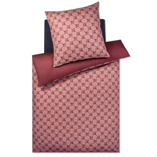 Joop! Bettwäsche Cornflower Double fine Rouge 1 Bettbezug 240 x 220 cm + 2 Kissenbezüge 80 x 80 cm von Joop!