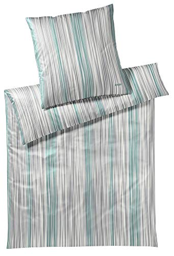 Joop! Bettwäsche Pinstripe Jade Kissenbezug einzeln 80x80 cm von Joop!