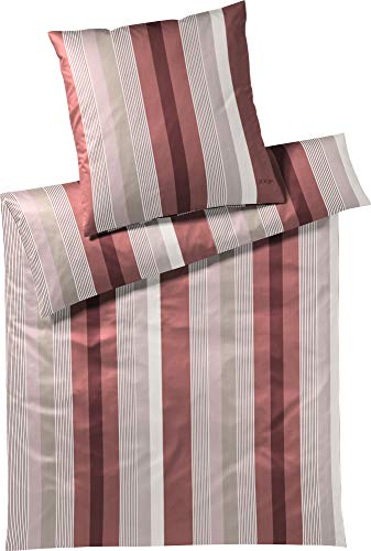Joop! Bettwäsche Stripes Ruby 1 Bettbezug 155 x 220 cm + 1 Kissenbezug 80 x 80 cm von Joop!