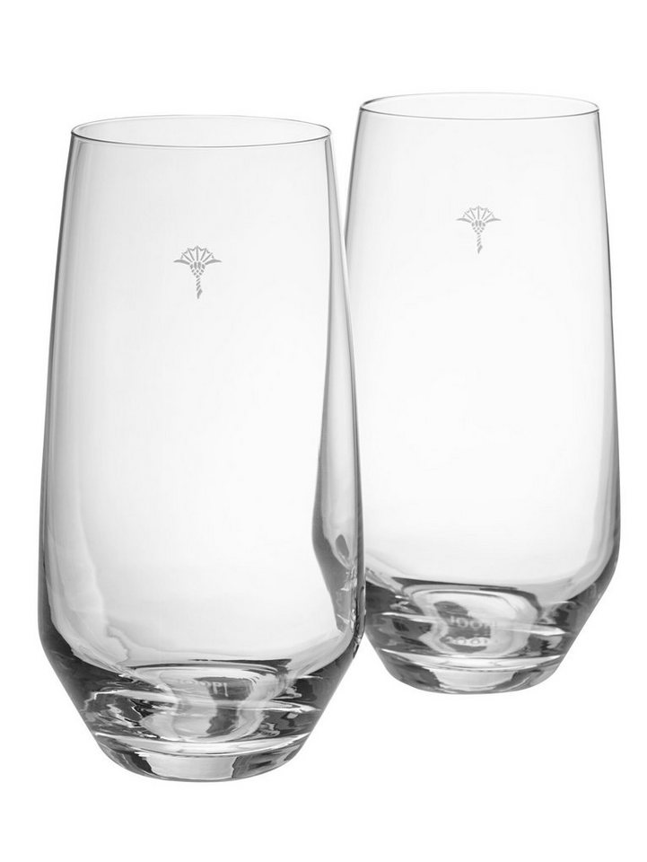JOOP! Cocktailglas JOOP! LIVING - SINGLE CORNFLOWER Longdrinkglas 2er Set, Glas von JOOP!