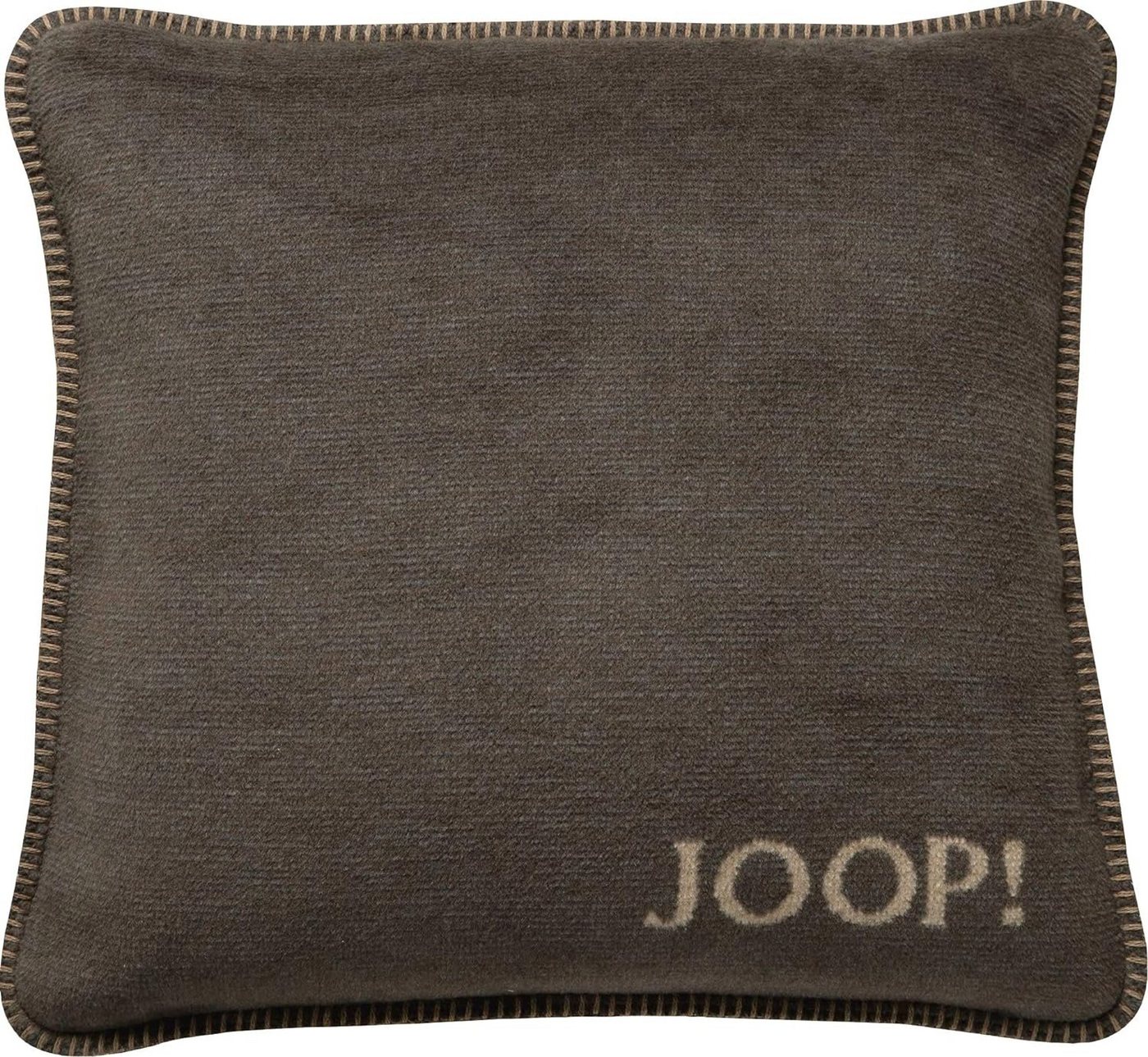 Joop! Dekokissen JOOP! Kissen mit Füllung MELANGE-Doubleface Kastanie-Cashew 50 x 50cm von Joop!