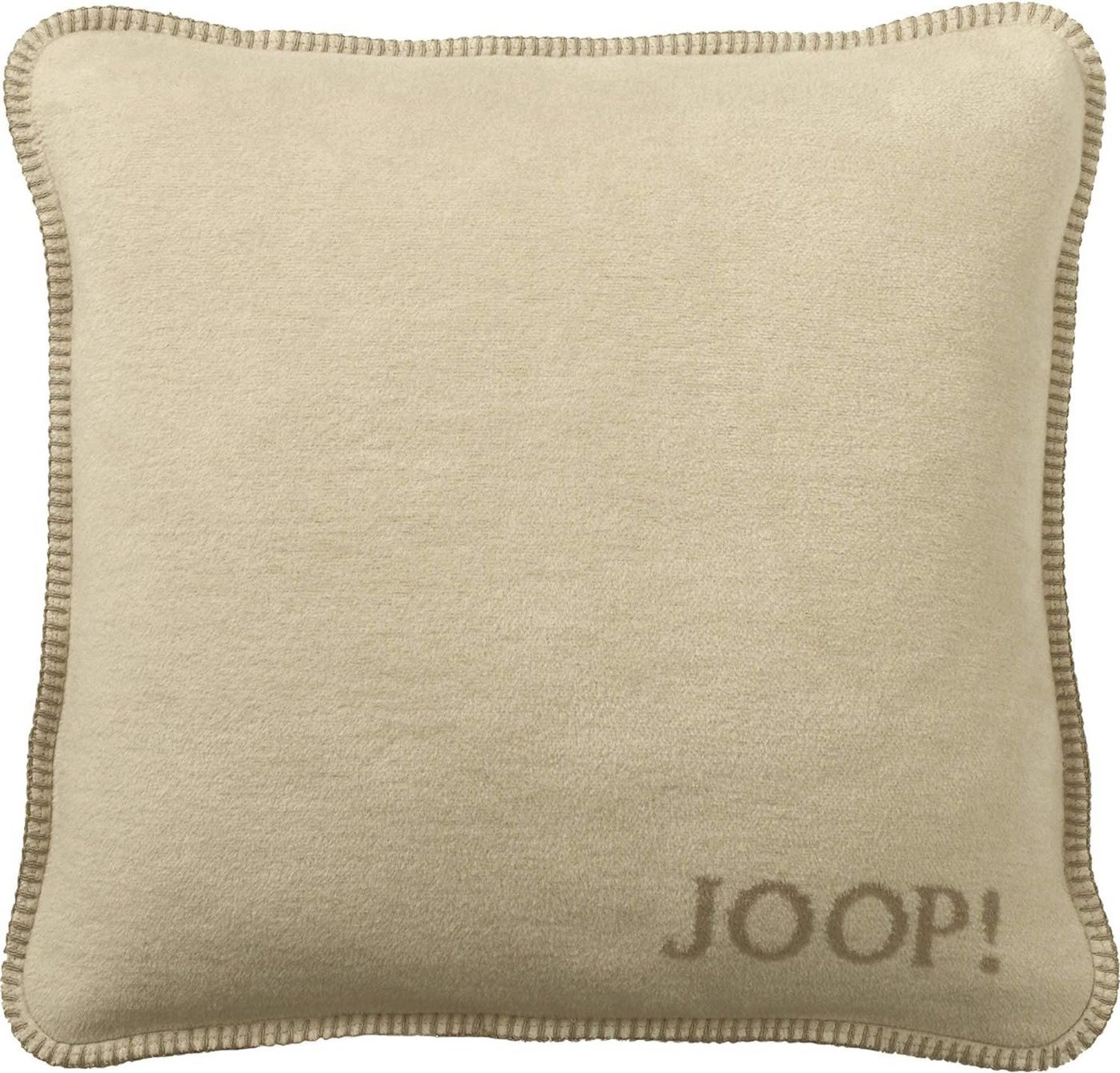 Joop! Dekokissen JOOP! Uni-DF Kissen mit Füllung Macchia.-Cashew 50 x 50cm von Joop!