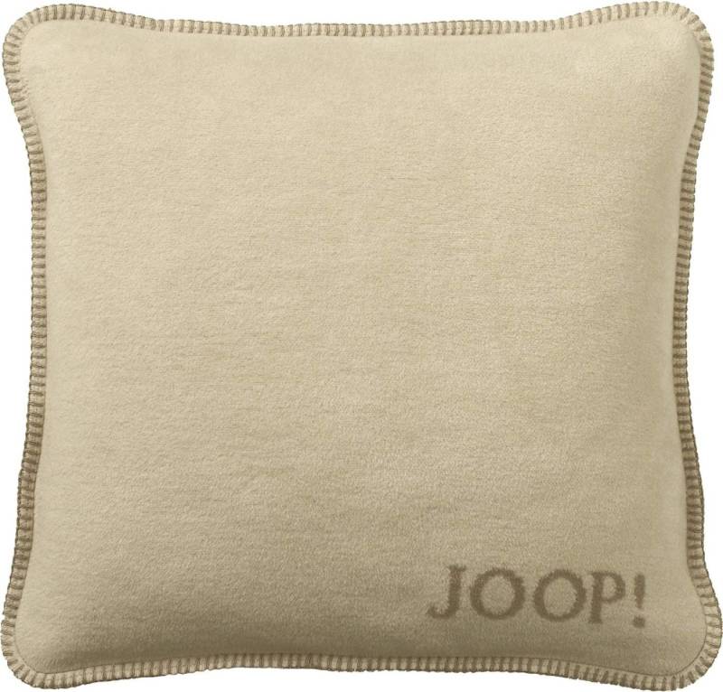 JOOP! Dekokissen JOOP! Uni-DF Kissen mit Füllung Macchia.-Cashew 50 x 50cm von JOOP!