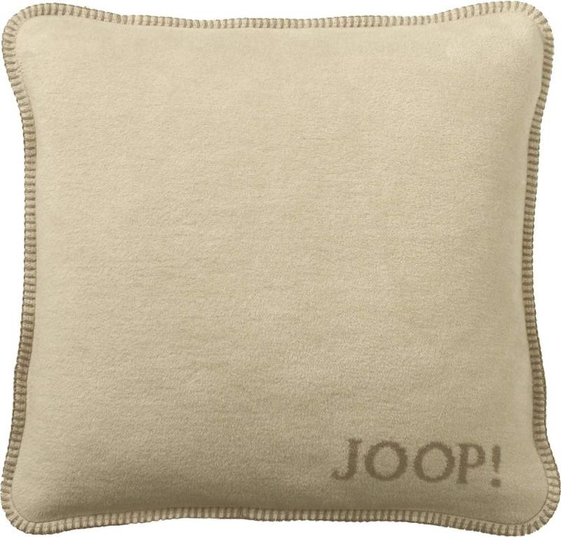 Joop! Dekokissen JOOP! Uni-DF Kissen mit Füllung Macchia.-Cashew 50 x 50cm von Joop!