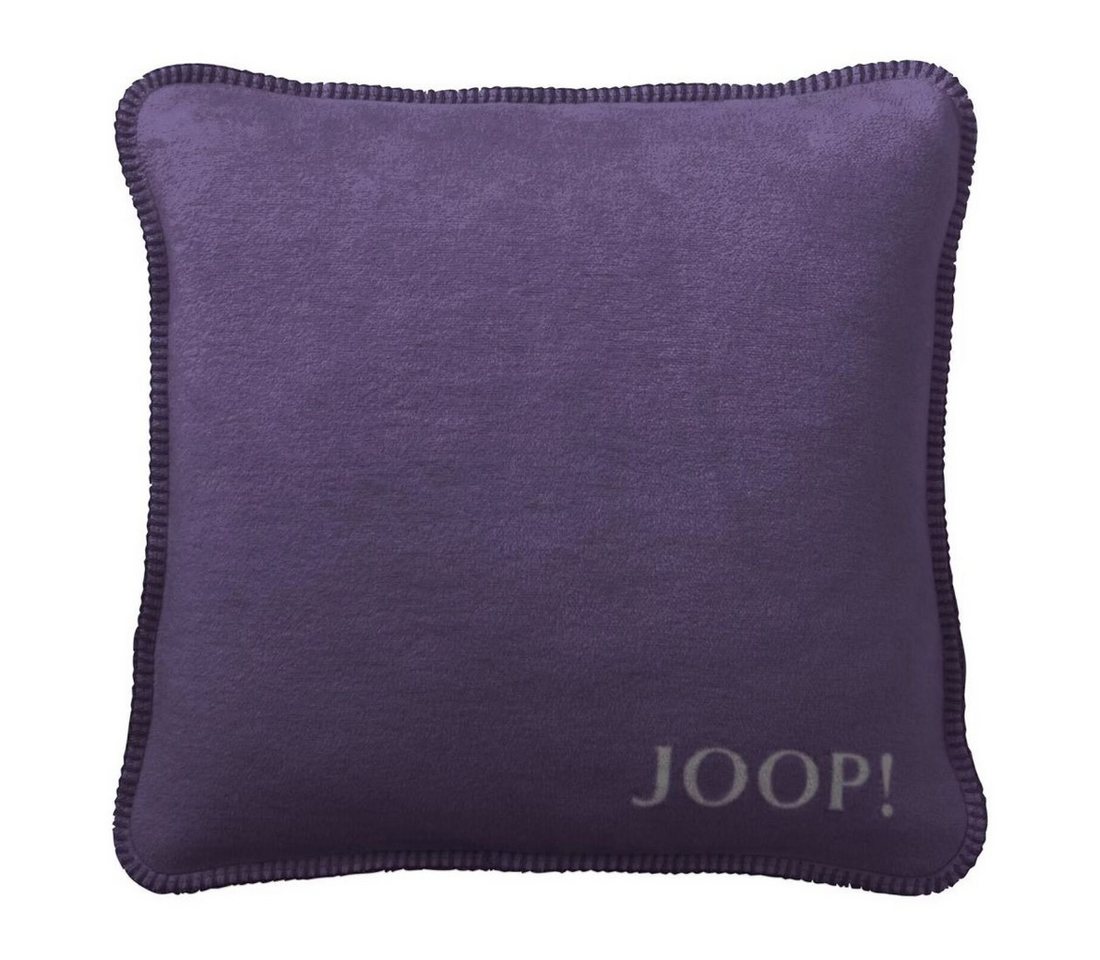 Joop! Dekokissen JOOP! Uni-Doubleface Kissenhülle Viol.-Schiefer 50 x 50cm von Joop!