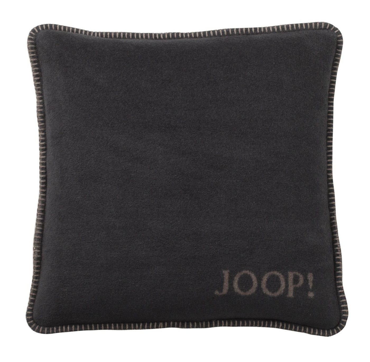 Joop! Dekokissen JOOP! UniDoubleface Kissen mit Füllung 651129 anthrazit-taupe 50x50cm von Joop!