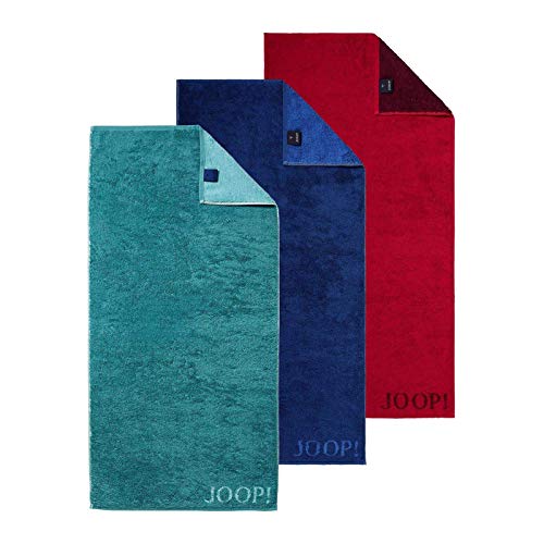 Joop! Handtücher Classic Doubleface 1600 schwarz - 90 Gästetuch 30x50 cm von Joop!