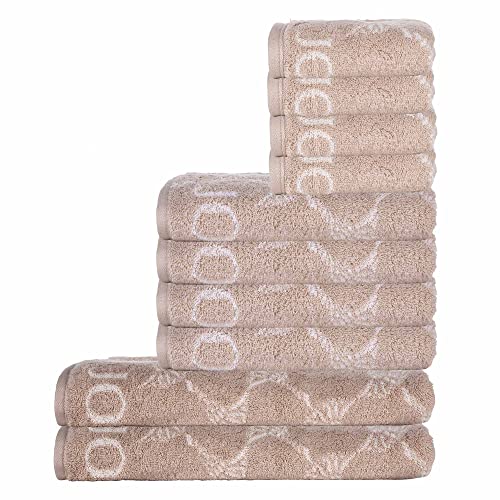 Joop! Handtuch Set, 10-TLG - Cornflower, 2X Duschtuch, 4X Handtuch, 4X Gästetuch Beige Set von Joop!