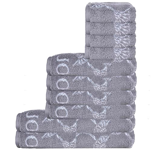 Joop! Handtuch Set, 10-TLG - Cornflower, 2X Duschtuch, 4X Handtuch, 4X Gästetuch Grau Set von Joop!