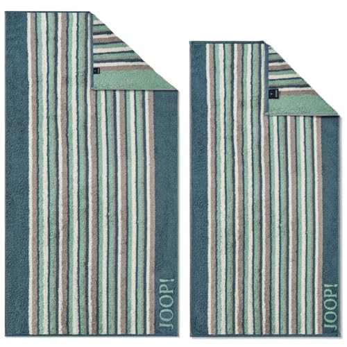 Joop! Handtücher Move Stripes 1692 Aqua - 44 Handtuch 50x100 cm von JOOP!