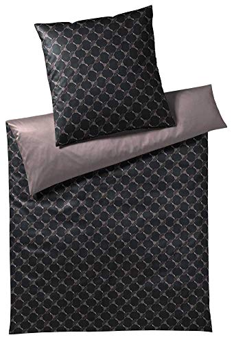 Joop! Bettwäsche Cornflower Double 4083 Shiny Black - 09 2X 40x80 cm - 200x200 cm Joop! Bettwäsche Cornflower Double 4083 Shiny Black - 09 2X 40x80 cm - 200x200 cm von Joop!