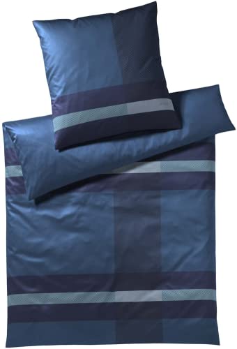 Joop! Mako-Satin-Bettwäsche-Garnitur Modern Farbe Ocean Größe 135x200+40x80 von Joop!