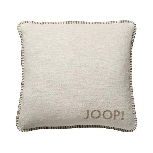 Joop!, Kissenhülle Uni Doubleface Natur-Sand Baumwolle/Polyacryl, Maße: 50cm x 50cm, 754660 von Joop!