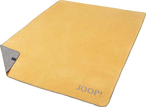 Joop! Plaid Melange Doubleface | Gold-Silber - 150 x 200 von Joop!