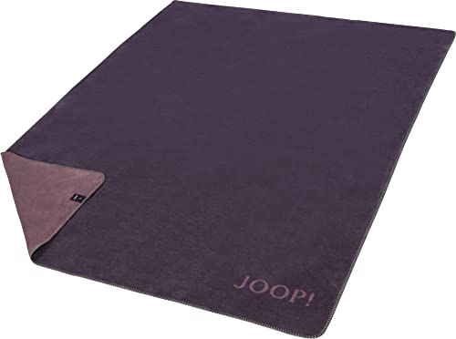 Joop! Plaid Melange Doubleface | Violett-Mauve - 150 x 200 von Joop!