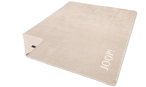 JOOP! Wohndecke Woven | Creme - 150 x 200 von Joop!