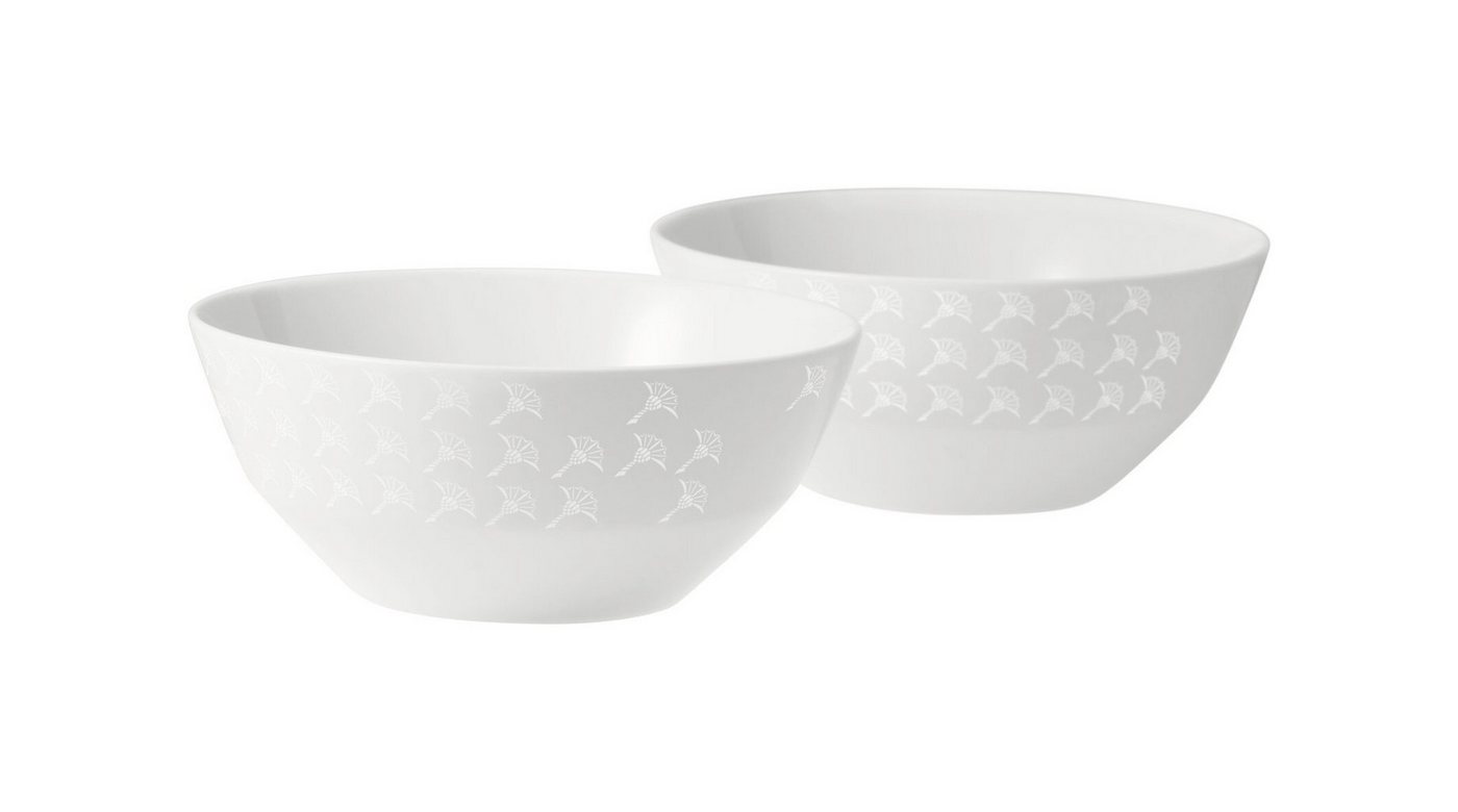 JOOP! Schüssel JOOP! LIVING - FADED CORNFLOWER Schale 13 cm Set 2, Porzellan, (2-tlg) von JOOP!