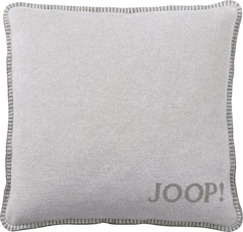 Joop! Kissen Uni Doubleface Silber-Jade Baumwolle/Polyacryl, Maße: 50cm x 50cm, 758927 von Joop!