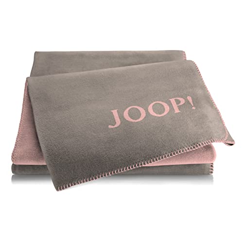 Joop! Wohndecken Uni-Doubleface Taupe-rosé 150x200 cm von Joop!