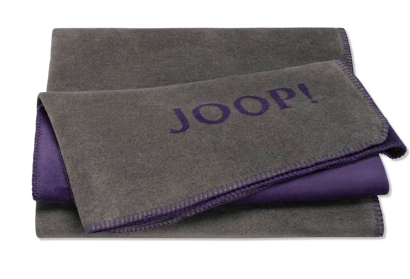 Tagesdecke Joop! Wohndecke Kuscheldecke 150x200 cm Doubleface schiefer violett, JOOP! von JOOP!