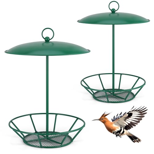 Futterspender für Talg, Zylinder, Vogelfutterstation S-6-2, Samenkuchen-Futterspender aus Metall, zum Aufhängen, Garten, Hinterhof, Outdoor, Wildvogelfütterung, 2 Stück Futterspender für Talg, Zylinder, Vogelfutterstation S-6-2, Samenkuchen-Futterspender aus Metall, zum Aufhängen, Garten, Hinterhof, Outdoor, Wildvogelfütterung, 2 Stück von Joottuan
