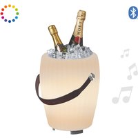 Joouls The Joouly Bowl M LED Akkuleuchte, Bluetooth Lautsprecher & Weinkühler weiß von Joouls
