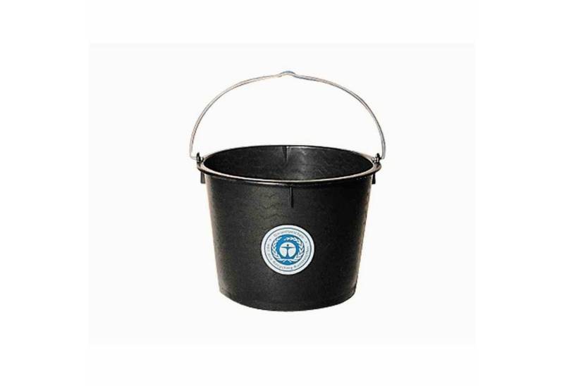 Jopa Mörtelkübel Baueimer flach 10 Liter Farbe: schwarz von Jopa