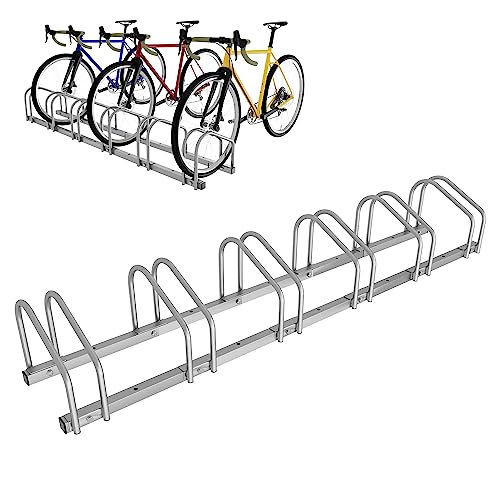 Jopassy 2x Fahrradständer,Fahrradständer Bodenparker für 6 Fahrräder von 35-55 mm Stellplatz,Fahrrad Wandhalterung, Boden- oder Wandmontage,verzinktem Stahl -Silber Jopassy 2x Fahrradständer,Fahrradständer Bodenparker für 6 Fahrräder von 35-55 mm Stellplatz,Fahrrad Wandhalterung, Boden- oder Wandmontage,verzinktem Stahl -Silber von Jopassy