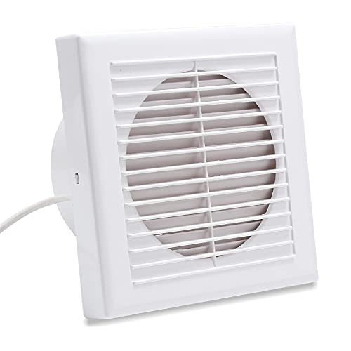 Jopassy Badlüfter 150mm Durchmesser Abluftventilator Wandlüfter leise Wandventilator Modern lüfter Für Badezimmer, Küchen, WC,Abstellraum - weiß Jopassy Badlüfter 150mm Durchmesser Abluftventilator Wandlüfter leise Wandventilator Modern lüfter Für Badezimmer, Küchen, WC,Abstellraum - weiß von Jopassy