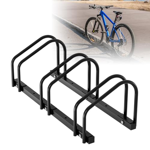 Jopassy Fahrradständer für 3 Fahrräder Fahradständer Fahrrad Ständer Mehrfachständer mit 30cm Radabstand für 35-55mm Reifenbreite Radständer Schwarz Bodenständer für Boden- oder Wandmontage Jopassy Fahrradständer für 3 Fahrräder Fahradständer Fahrrad Ständer Mehrfachständer mit 30cm Radabstand für 35-55mm Reifenbreite Radständer Schwarz Bodenständer für Boden- oder Wandmontage von Jopassy