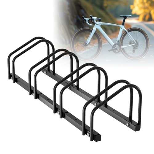 Jopassy Fahrradständer für 4 Fahrräder Fahradständer Fahrrad Ständer Mehrfachständer mit 30cm Radabstand für 35-55mm Reifenbreite Radständer Schwarz Bodenständer für Boden- oder Wandmontage Jopassy Fahrradständer für 4 Fahrräder Fahradständer Fahrrad Ständer Mehrfachständer mit 30cm Radabstand für 35-55mm Reifenbreite Radständer Schwarz Bodenständer für Boden- oder Wandmontage von Jopassy